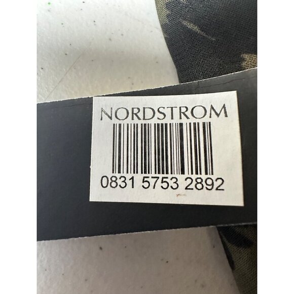 NWT Steve Madden Floral Chiffon Midi Dress XS Dark Green Floral Edgy READ - Picture 7 of 15